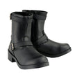 Milwaukee Leather MBK9290 Boys Black Classic Engineer Style Biker Boots