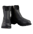 Milwaukee Leather Women's Black Premium Leather Double Sided Zipper Motorcycle Riding Boots MBL202