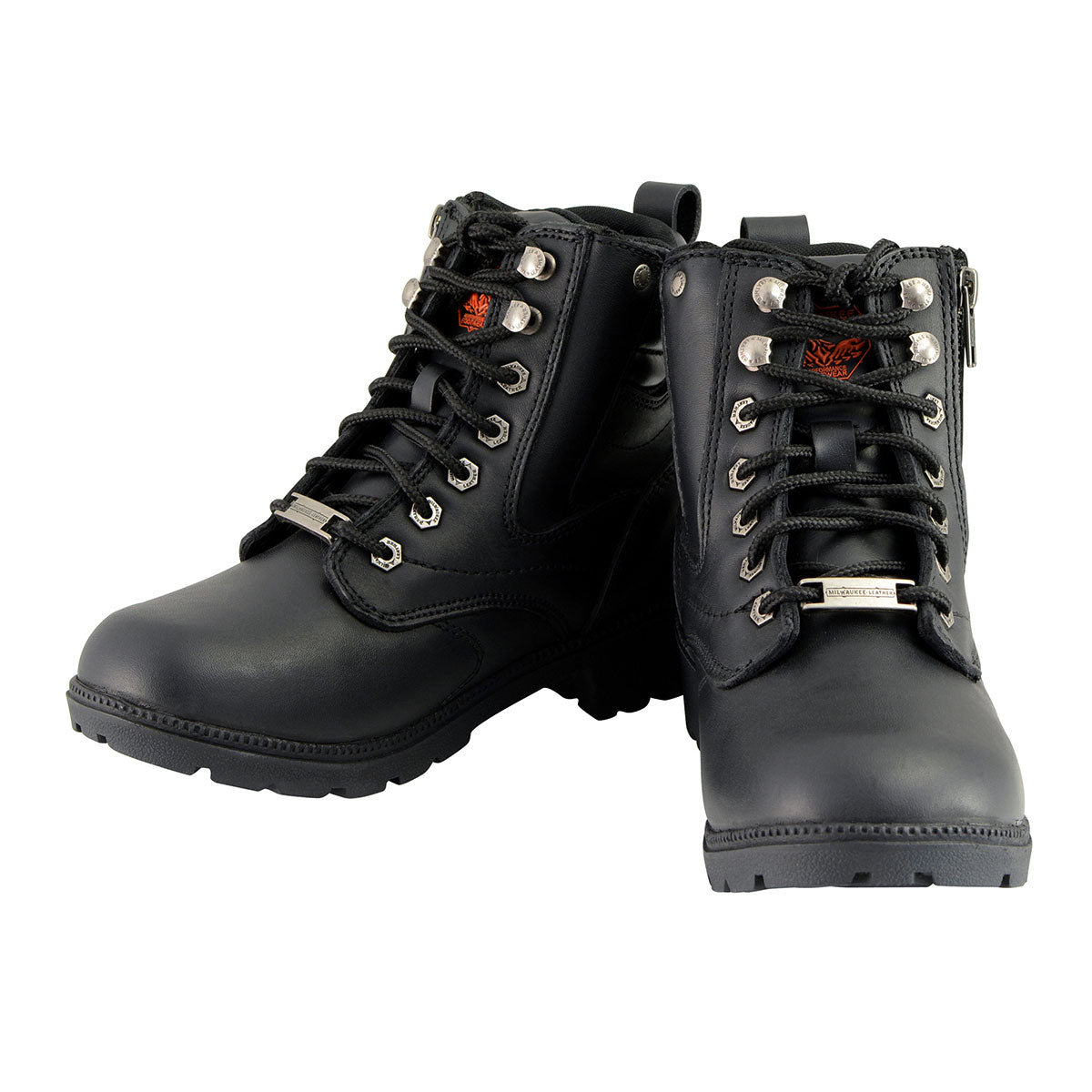 Milwaukee Leather MBL9320W Women's Black Premium Leather Wide