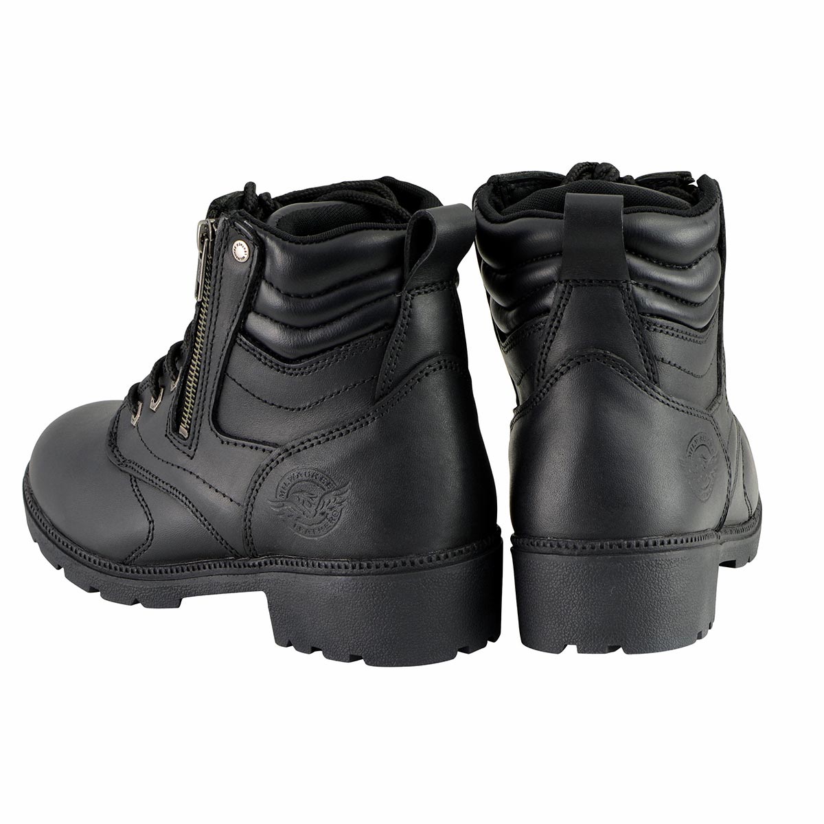 Milwaukee Leather MBL9320W Women's Black Premium Leather Wide