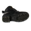 Milwaukee Leather MBL9320W Women's Black Premium Leather Wide-Width Lace-Up Motorcycle Rider Boots