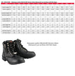 Milwaukee Leather MBL9321WP Women's Black Waterproof Lace-Up Motorcycle Biker Rider Boots w/ Side Zipper