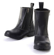 Milwaukee Leather MBL9327 Women's Black Leather Motorcycle Riding Boots with Dual Zipper Closure