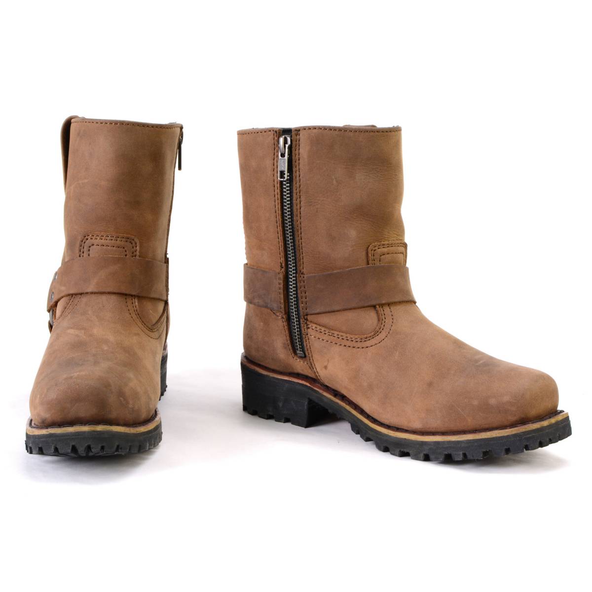 Milwaukee Leather MBL9353 Women's Crazy Horse Brown Leather