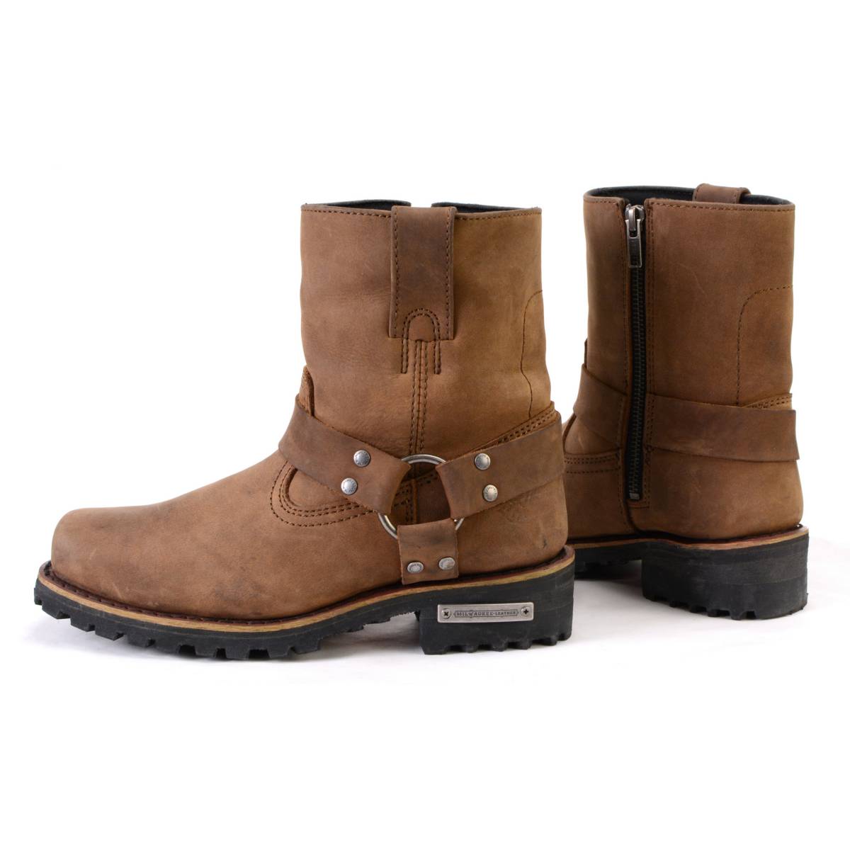 Milwaukee Leather MBL9353 Women's Crazy Horse Brown Leather