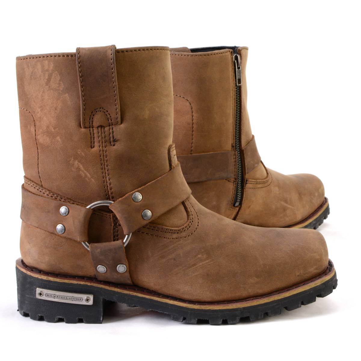 Milwaukee Leather MBL9353 Women's Crazy Horse Brown Leather