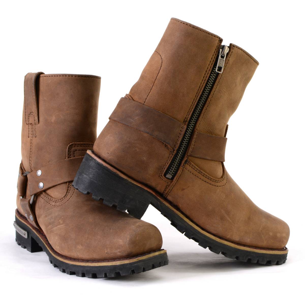 Milwaukee Leather MBL9353 Women's Crazy Horse Brown Leather