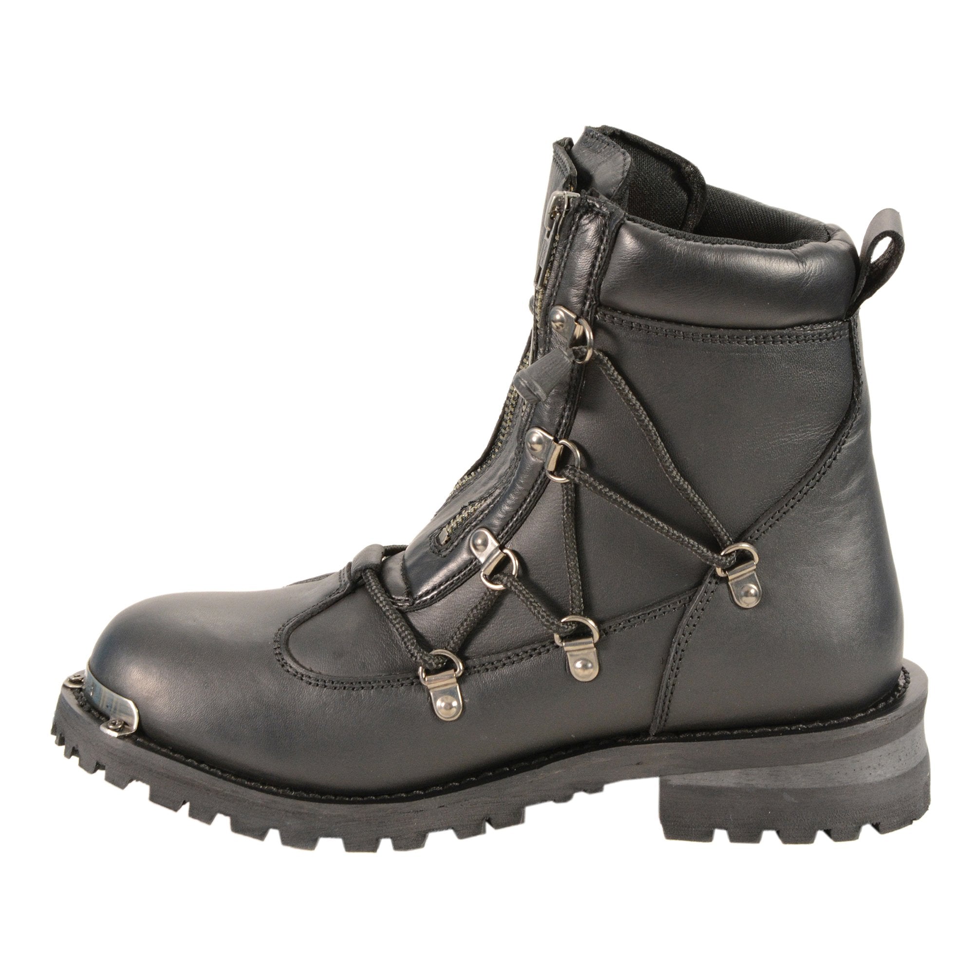 Milwaukee Leather MBL9375 Women's Premium Black Leather Diamond 6