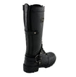 Milwaukee Leather MBL9380 Women's Black 'Jane' 15-inch Leather Combat Style Harness Motorcycle Boots