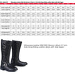 Milwaukee Leather MBL9395 Women's Black Leather 17-Inch Side Strap Riding Motorcycle Boots with Side Zipper