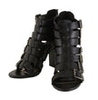 Milwaukee Leather MBL9420 Women's Black Fashion Casual Sandal with  Straps and Block Heel