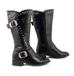 Milwaukee Leather MBL9423 Women's Black Studded Fashion Casual Boots with Studded Outsole