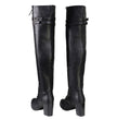 Milwaukee Leather Women's Black Above the Knee Lace-Up Fashion Casual Boots MBL9424