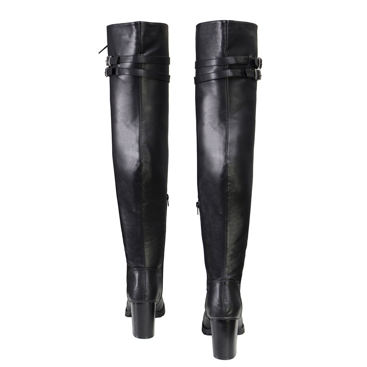 Milwaukee Leather Women's Black Above the Knee Lace-Up Fashion Casual Boots MBL9424