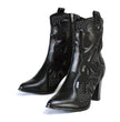 Milwaukee Leather MBL9429 Women's Black Western Style Fashion Casual Boots with Studded Bling