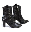 Milwaukee Leather MBL9429 Women's Black Western Style Fashion Casual Boots with Studded Bling