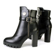 Milwaukee Leather MBL9430 Women's Black Fashion Casual Boots with Side Zipper Entry