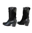 Milwaukee Leather Women's Black Western Style Fashion Boots with Black Snake Print MBL9441