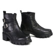 Milwaukee Leather Women's Siren Premium Black Studded Fashion Boots w/ Side Zippers MBL9446