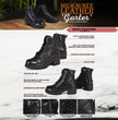 Milwaukee Leather Women's Garter Premium Black Lace-Up Fashion Motorcycle Boots MBL9447