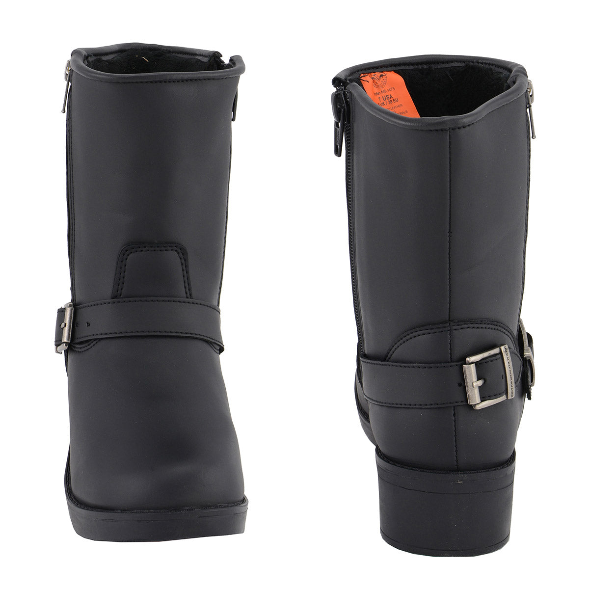 Milwaukee Leather MBL9475 Women's Classic Black Engineer Style