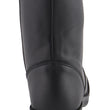 Milwaukee Leather MBL9480 Women's Premium Black 'Super Clean' Motorcycle Fashion Riding Boots with Side Zippers