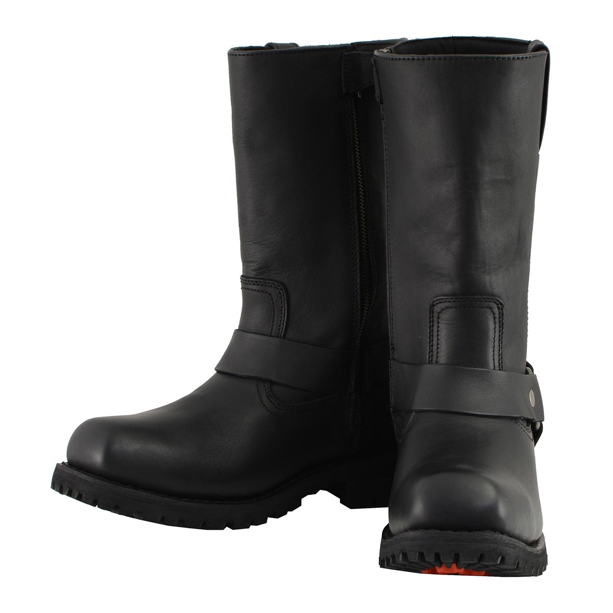 Milwaukee Leather Men's Classic Harness 11-Inch Motorcycle Boots