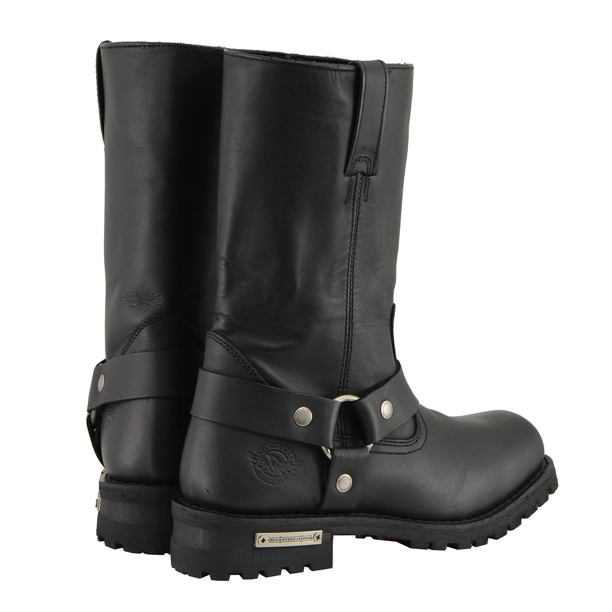 Milwaukee Leather クラシックロガー ブーツ Milwaukee Leather Men's Classic Harness 11-Inch Motorcycle Boots