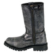 Milwaukee Leather Men's Distressed Gray Leather 11-inch Classic Harness Square Toe Motorcycle Boots MBM9006