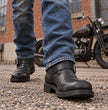 Milwaukee Leather Men's Black Classic Engineer Boots - Regular & Wide Width