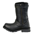 Milwaukee Leather Men's Black Leather Wide-Width 11-Inch Classic Engineer Motorcycle Boots MBM9020W