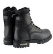 Milwaukee Leather Men's Black Wide Width 7-inch Lace to Toe Full-Waterproof Leather Boots MBM9036WP