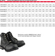 Milwaukee Leather Men's Black Leather 6-inch Lace-Up Motorcycle Biker Rider Boots w/ Zipper Closure MBM9050