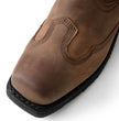 Milwaukee Leather Men's Copper Ridge Brown Suede Harness Boots, MBM9053
