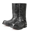 Milwaukee Leather Men’s Crocodile-Embossed Leather Motorcycle Boots