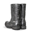 Milwaukee Leather Men's Hellscale Crocodile-Embossed Harness Motorcycle Boots - MBM9055