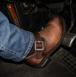 Milwaukee Leather Men's Dark Brown Copper Forge Engineer Boots, MBM9058