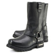 Milwaukee Leather Men’s Black Waterproof Boots 11-inch Wide Width Square Toe with Harness and Zipper MBM9061WP