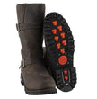 Milwaukee Leather MBM9063 Men's Classic Distressed Brown Leather Motorcycle Engineer Riding Biker Boots