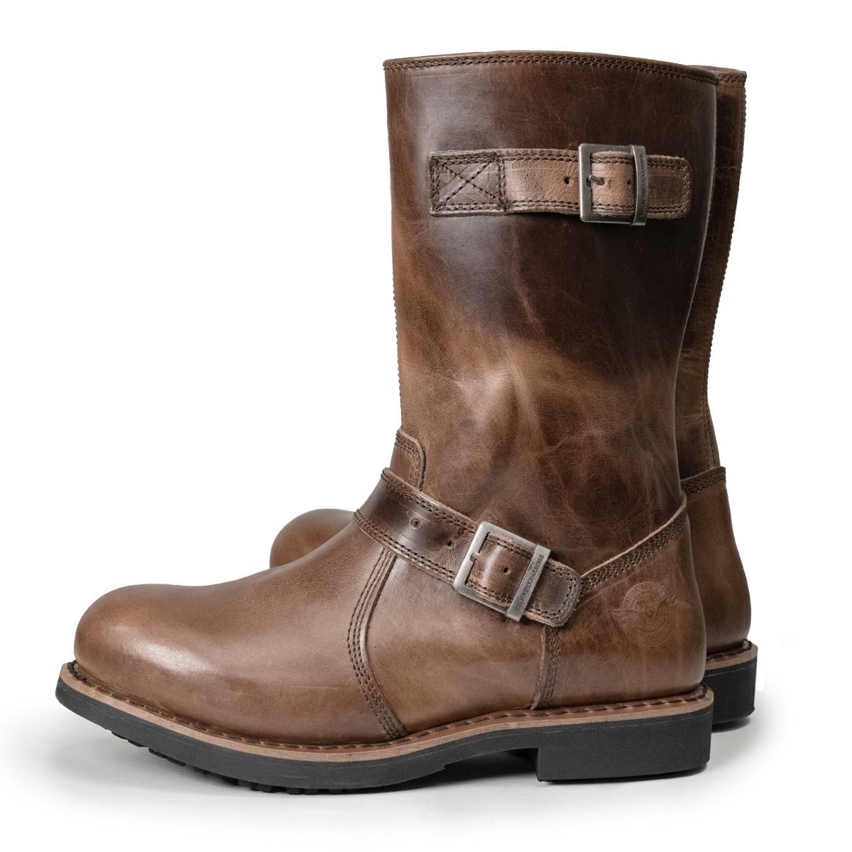 Milwaukee Leather MBM9064 Men's Antique Brown Classic Engineer Motorcycle Riding Boots