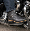 Milwaukee Leather MBM9066 Men's Antique Black Classic Engineer Motorcycle Riding Boots