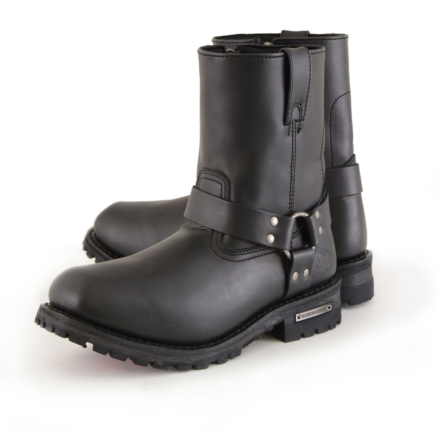 Milwaukee Leather Men's Outback Harness Motorcycle Boots - Full