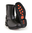 Milwaukee Leather Men's Outback Harness Motorcycle Boots - Full Grain Leather Riding Boots - MBM9068