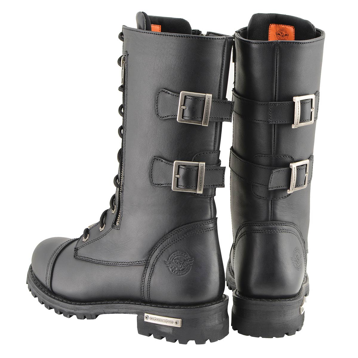 Milwaukee Leather Men's 13-Inch-Tall Tactical Black Lace-Up