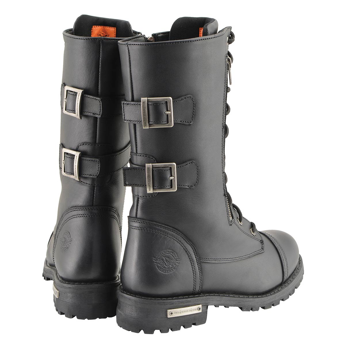 Milwaukee Leather Men's 13-Inch-Tall Tactical Black Lace-Up