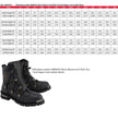 Milwaukee Leather MBM9075 Men's Black Leather 6-inch Plain Toe Dual Zipper Motorcycle Rider Boots