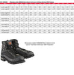Milwaukee Leather MBM9080 Men's Black Leather 6-Inch Lace to Toe Motorcycle Rider Boots w/ Gear Shift Protection