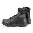 Milwaukee Leather MBM9081 Men’s Black Leather Military and Tactical Style Biker Riding Boots
