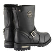 Milwaukee Leather MBM9090W Men's Black Wide Width 9-Inch Classic Engineer Motorcycle Boots with Gear Shift Guard