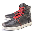 Milwaukee Leather MBM9103 Men's Vintage Leather Brown w/ Red Laces High-Top Reinforced Street Riding Casual Shoes